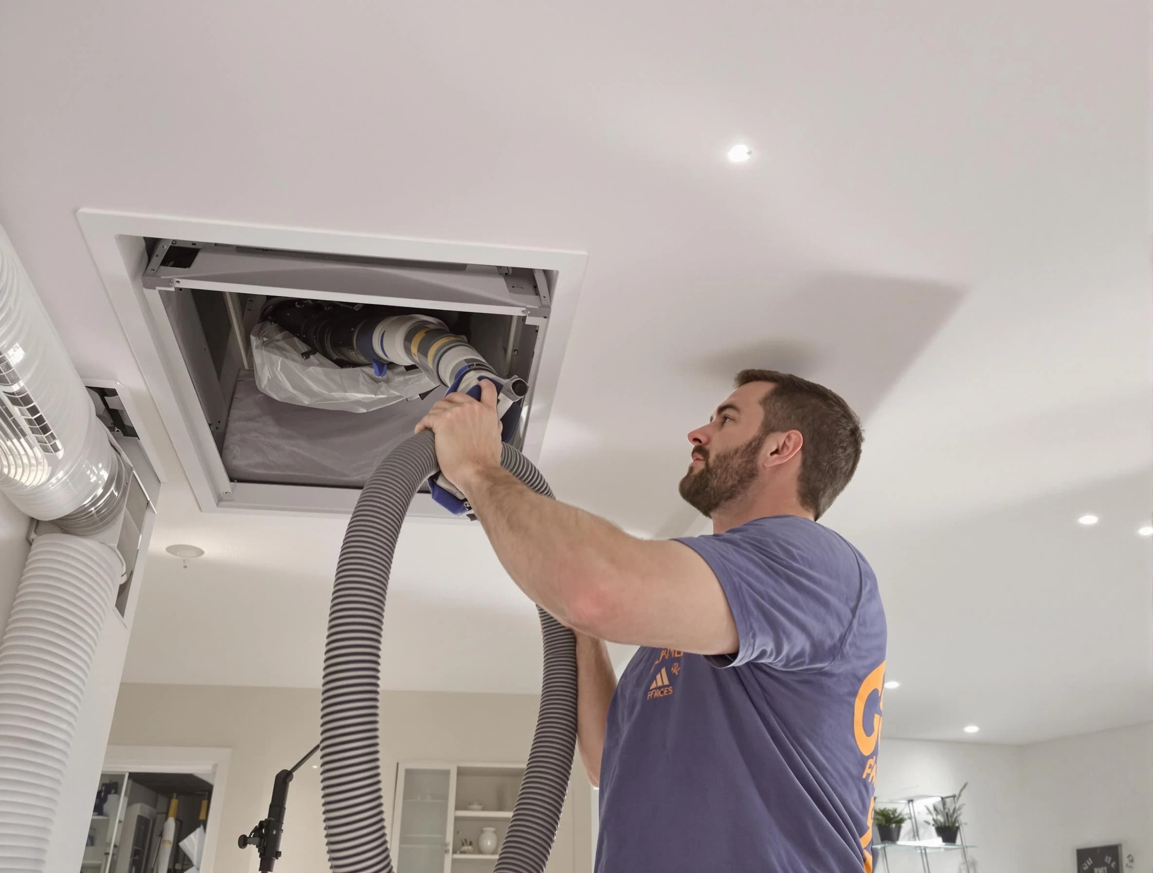 Precision indoor duct cleaning by Canton Air Duct Cleaning in Canton