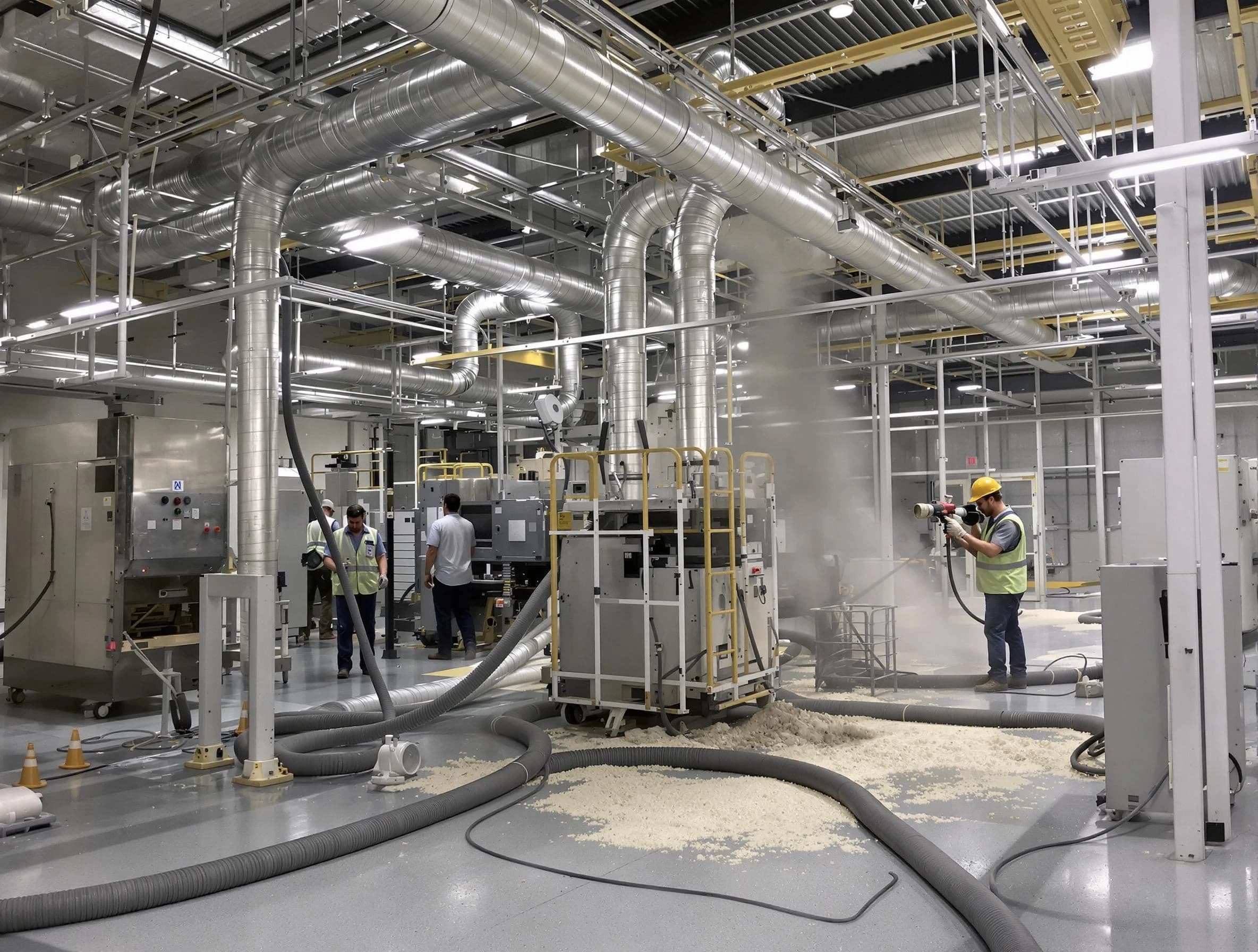 Heavy-duty industrial duct cleaning by Canton Air Duct Cleaning in Canton