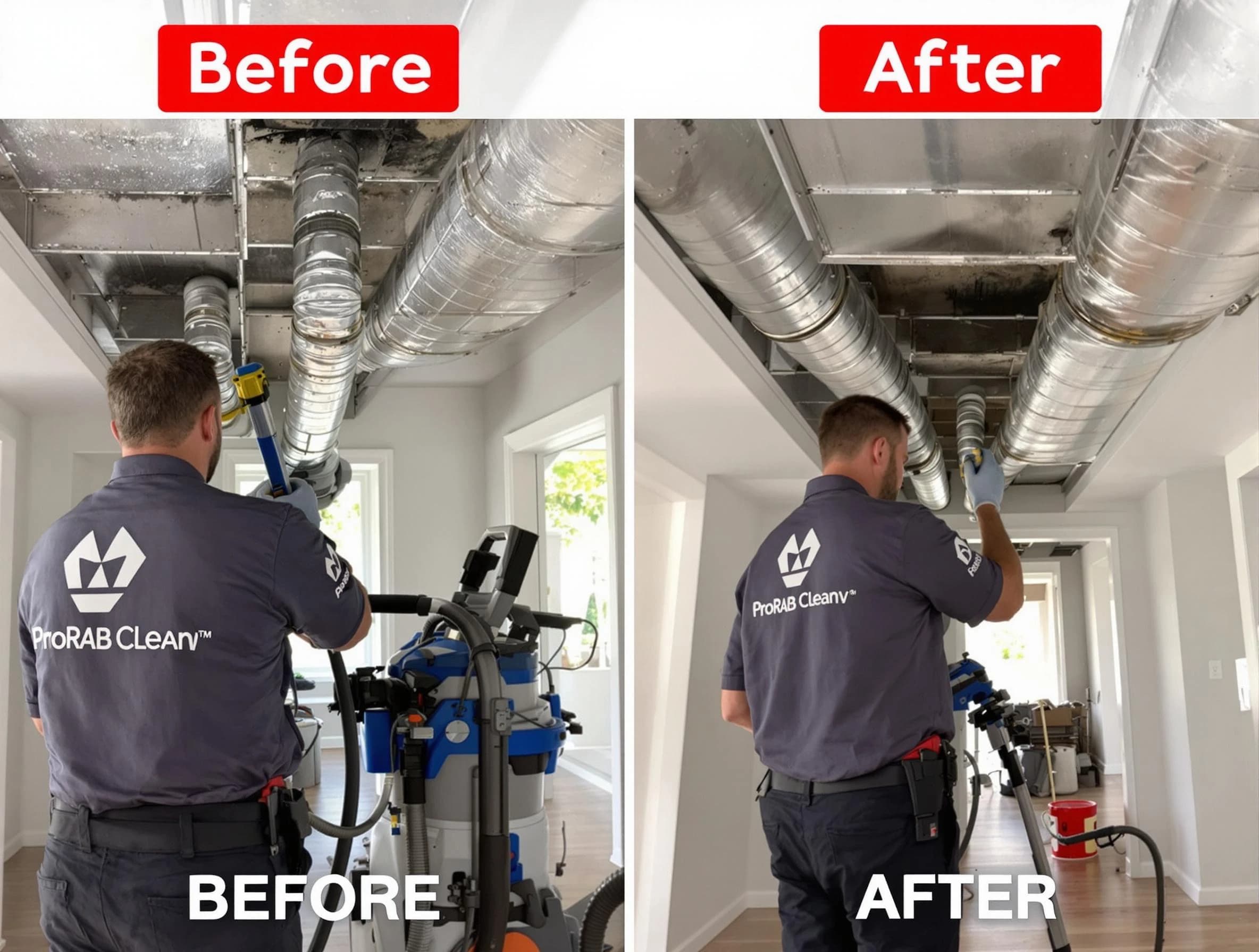Canton Air Duct Cleaning expert performing thorough residential duct cleaning in a Canton home